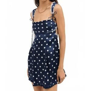 for love and lemons becky mini dress For Love & Lemons Becky Floral Applique Mini Dress